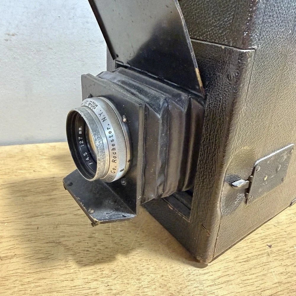 Graflex RB Series B 2-1/4x3-1/4 SLR Camera Kodak Ektar 127mm f4.5 Lens Untested